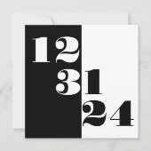 New Years Eve Save the Date 12 31 24 Bruiloft (Voorkant)