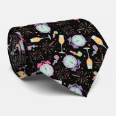 New Years Eve Time Stropdas (Opgerold)