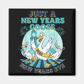 New Years Goose 2026 Celebration Fun Magneet (Voorkant)