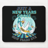 New Years Goose 2026 Celebration Fun  Muismat (Voorkant)