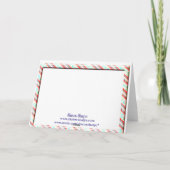 NEW YEARS GROETJES & GRENS door SHARON SHARPE Feestdagen Kaart (Achterkant)