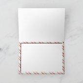 NEW YEARS GROETJES & GRENS door SHARON SHARPE Feestdagen Kaart (Binnen)