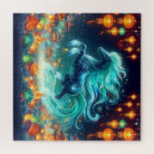 New Years Horse Legpuzzel (Horizontaal)