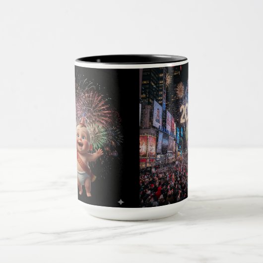 New Year's Men's Celebration Mug Mok (Midden)