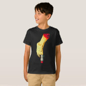 New Years Missile Toe Funny Mistletoe Holiday  T-shirt (Voorkant volledig)