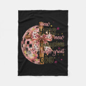 New Years New Challenges Same Great God Christian  Fleece Deken (Voorkant)