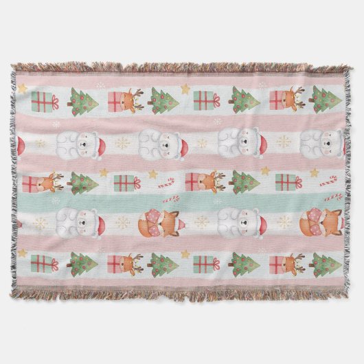 New Year's texture of fabric and packaging, bears Deken (Voorkant)