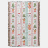 New Year's texture of fabric and packaging, bears Deken (Voorkant Verticaal)