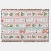 New Year's texture of fabric and packaging, bears Deken (Voorkant)