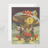 New Year's Toast Briefkaart (Voorkant / Achterkant)