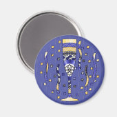 New Year's Toast Magnet (Voorkant / Achterkant)