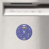 New Year's Toast Magnet (Insitu (Vaatwasser))