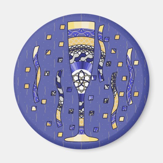 New Year's Toast Magnet (Voorkant)