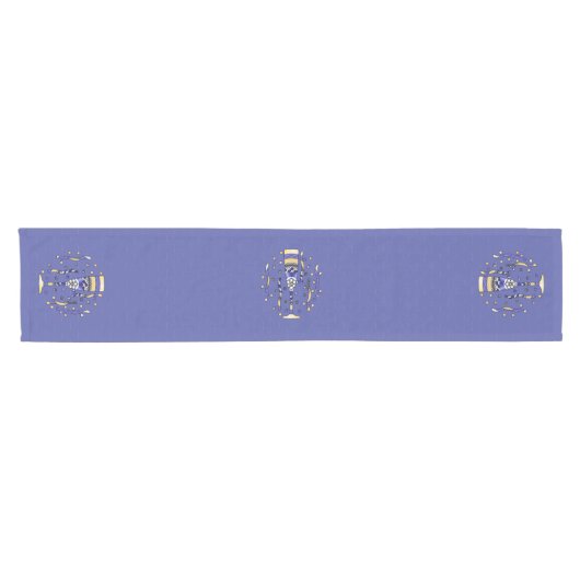 New Year's Toast Table Runner Korte Tafelloper (Horizontaal)