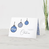 New Year's tree decorations Kaart (Voorkant)