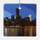 New York001Q-7874px Keramisch Ornament (Achterkant)