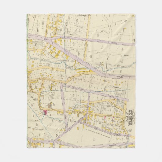 New York 10 Fleece Deken (Voorkant)