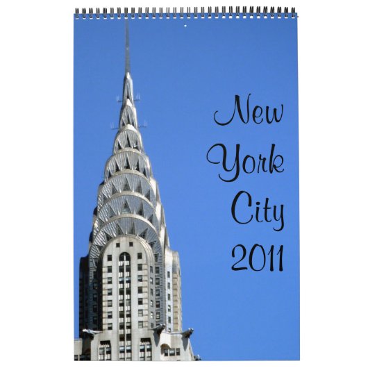 new york 15-maands single page kalender (Hoes)