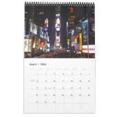 new york 15-maands single page kalender (Mar 2026)