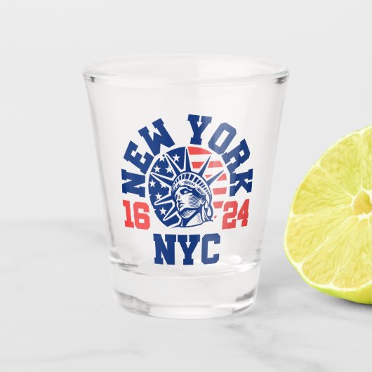 New York 1624 Shot Glas (Voorkant)
