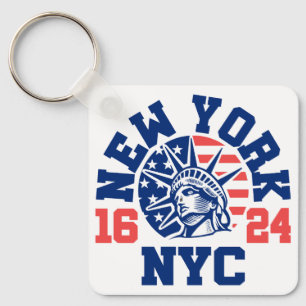 New York 1624 Sleutelhanger