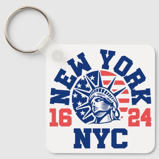 New York 1624 Sleutelhanger (Voorkant)