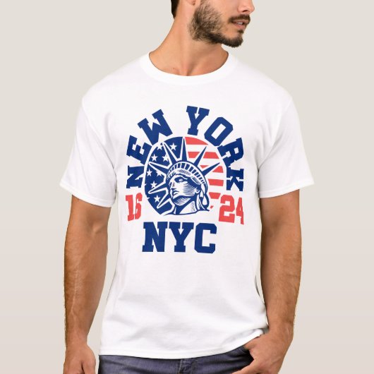 New York 1624 T-shirt (Voorkant)