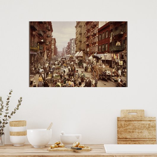  New York 1890 Poster (Keuken)