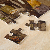 New York - 1891. Kerstgroeten Legpuzzel (Zijkant)