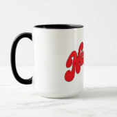 New-York 1898 Rode Boog Logo Typografie  Mok (Links)