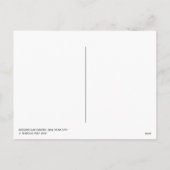 New York 2018 Rockefeller Center kerstboom Feestdagenkaart (Achterkant)