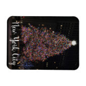 New York 2018 Rockefeller Center kerstboom Magneet (Horizontaal)