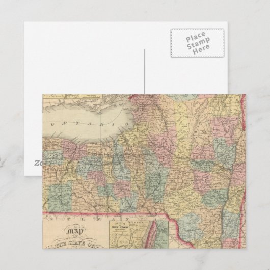 New York 2 Briefkaart (Voorkant / Achterkant)