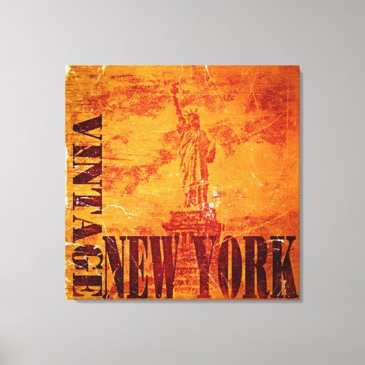  New York #2 - Gewikkeld Canvas Afdruk (Voorkant)