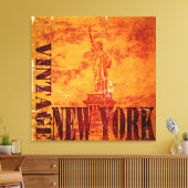  New York #2 - Gewikkeld Canvas Afdruk (Insitu (Woonkamer))