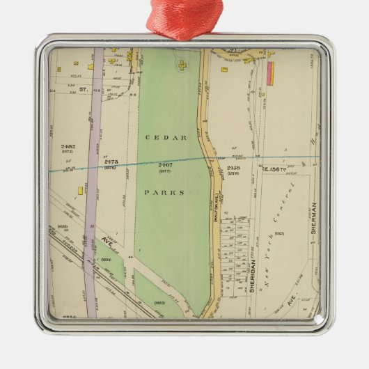 New York 37 Metalen Ornament (Voorkant)