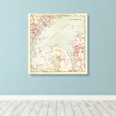 New York 38 Canvas Afdruk (Insitu (Houten vloer))