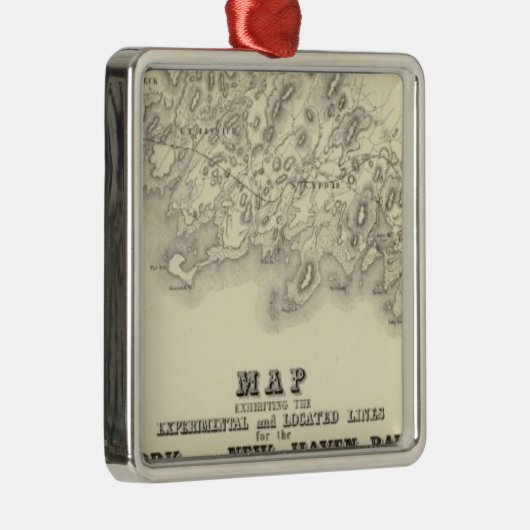 New York 39 Metalen Ornament (Rechts)