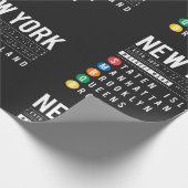 New York 5 Boroughs Cadeaupapier (Hoek)