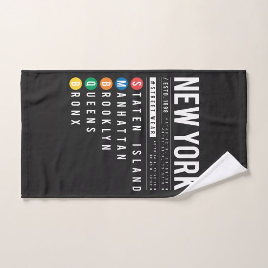New York 5 Boroughs Handdoek (Handdoek)