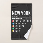 New York 5 Boroughs Handdoek (Handdoek)