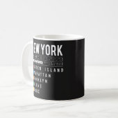 New York 5 Boroughs Koffiemok (Voorkant links)