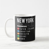 New York 5 Boroughs Koffiemok (Links)
