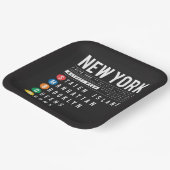 New York 5 Boroughs Papieren Bordje (Gebogen)