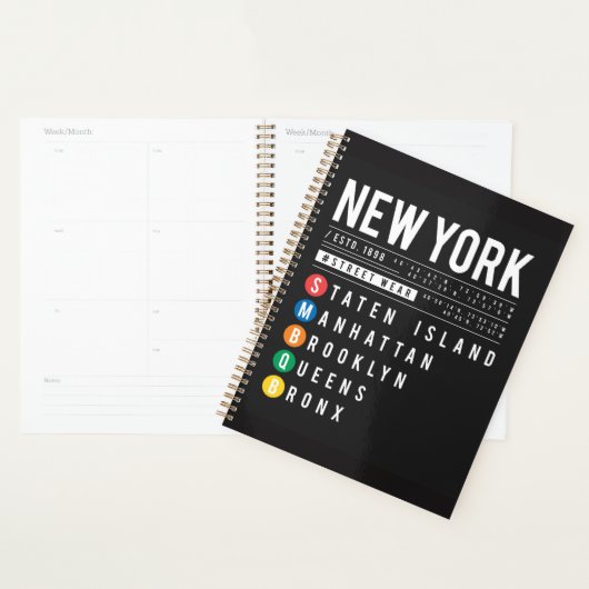 New York 5 Boroughs Planner (Display)