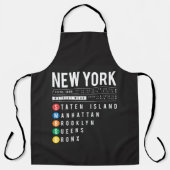 New York 5 Boroughs Schort (Voorkant)