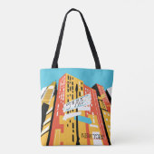NEW YORK 5th AVE Modern Stijlvol Tote Bag (Achterkant)