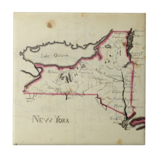 New York 8 Tegeltje (Voorkant)