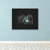 New York 9-11 Memorial Canvas Afdruk (Insitu (Houten vloer))