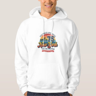 NEW YORK AANGEPASTE CHOPPER HOODIE